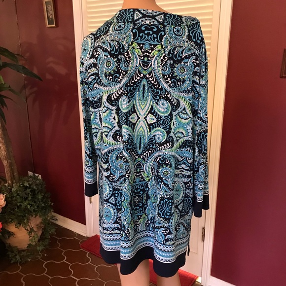 Peter Nygard 🌸 Beaded Tunic/Dress - Picture 2 of 3